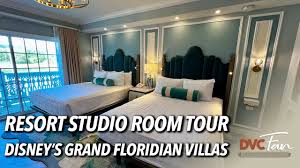new resort studio dvc room tour