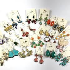 large earrings lot 20 pairs statement