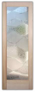 Beautiful frosted glass pattern for bathroom entry doors. Frosted Glass Interior Bathroom Doors