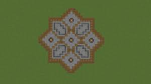 Patterned floors use two or more blocks to create some sort of design in the floor. A Floor Design For A Plaza Minecraft Floor Designs Minecraft Creations Minecraft Designs