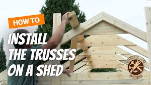 how to build a shed how to install