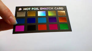 Hot Foil Stamping Color Options