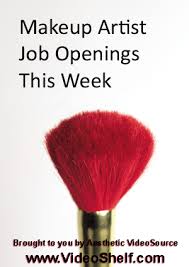 makeup artist job openings this week