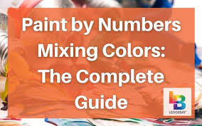 Paint By Numbers Mixing Colors The