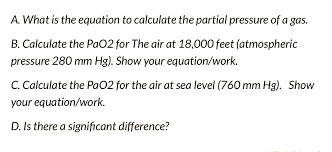 calculate the partial pressure of a gas