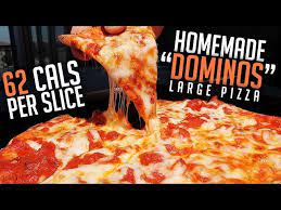 low cal dominos large cheese pizza