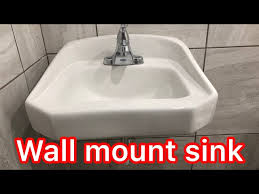 How To Install A Wall Mount Sink You