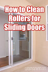 clean rollers for sliding doors