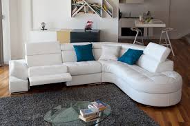 elegant curved sectional sofa in