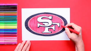 Logo of the san francisco 49ers. How To Draw The San Francisco 49ers Logo Nfl Team Youtube