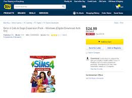 Puppies, kittens how will this sims 4 expansion build on what we saw in sims 3? Black Friday Sale The Sims 4 Cats Dogs Just 25 At Best Buy Simsvip
