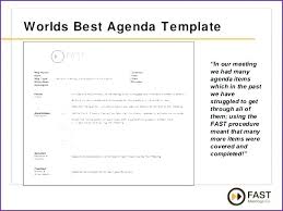 Related Post Best Agenda Format Examples For Meetings Effective