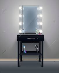 professional makeup mirror turned