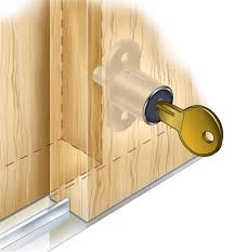 sliding door push lock lee valley tools