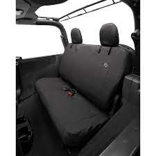 Bestop Seat Cover Rear Black Diamond