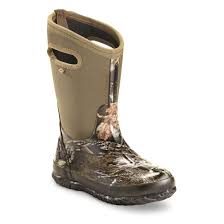 Bogs Kids Classic Camo Mid Rubber Boots