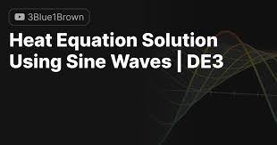 Heat Equation Solution Using Sine Waves