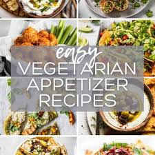 30 vegetarian appetizer recipes fork
