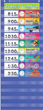 Daily Schedule Pocket Chart Gr K 5 Tf 5102
