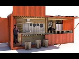This shipping container home is open plan with plenty of glass to capture the outdoor views. Shipping Container Coffee Shop Design Youtube Container Coffee Shop Shipping Container Restaurant Container Restaurant