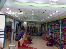 textile showrooms interiors in amberpet