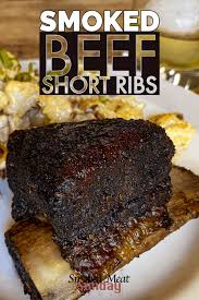 smoked beef short ribs smoked meat