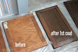 how to use gel stain on cabinets the