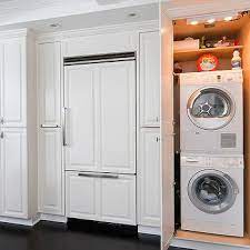 stackable washer and dryer design ideas