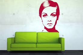 Wall Decal Twiggy Style Icon Of The