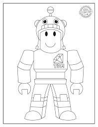 free roblox coloring pages for kids to