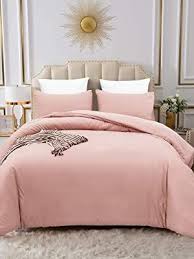 Luxlovery Blush Pink Comforter Set King