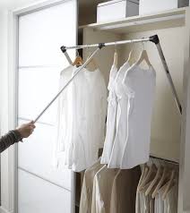 Clothes bar extends organizer car suv truck garment storage hanger heavy duty rv. Ikea Pull Down Clothes Rail Off 52