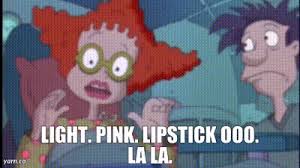 yarn light pink lipstick ooo la la