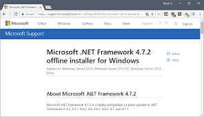 microsoft net framework 4 7 2 released