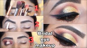 how bridal eye makeup step by step for
