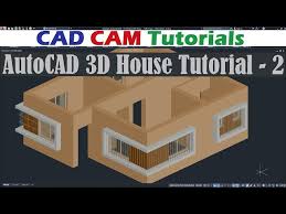 Autocad 3d House Modeling Tutorial 2