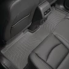 weathertech black rear floorliner honda