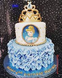 Cinderella Birthday Cake Design gambar png