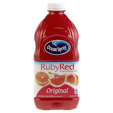 ocean spray ruby red gfruit