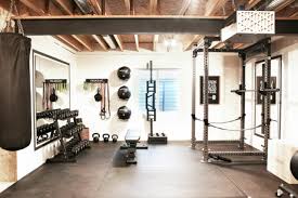 Organized Basement Home Gym Ideas