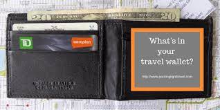 What S In Your Travel Wallet