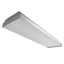 24 75 In Prismatic Acrylic Ceiling Fluorescent Light White 80803 Theclearanceman