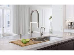 Wiki researchers have been writing reviews of the latest the 10 best kitchen faucets. Juxtapose By Mick De Giulio Semi Professional Faucet P23174 Sn Kitchen Faucets Kallista Professional Faucet Professional Kitchen Faucet Kitchen Faucet
