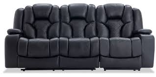 seville black power reclining sofa