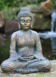 Garden Ornament Sitting Buddha Bronze