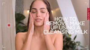 makeup removal with cleansers and
