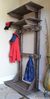Diy Hall Tree Coat Rack Inspired By