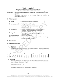Savesave mapeh answer key for later. K To 12 Grade 4 Teacher S Guide In Musika Q1 Q4