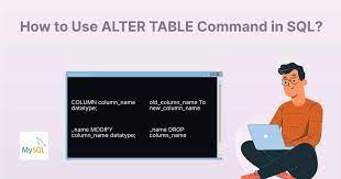 sql alter table add drop modify