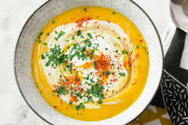 slow cooker pumpkin soup vegan and paleo
